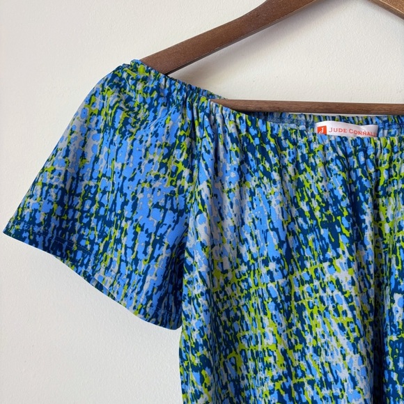 Jude Connally Joy Off Shoulder Shift Dress XS Short Sleeve - Picture 3 of 7